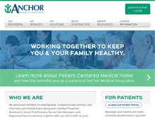 Tablet Screenshot of anchormedical.org